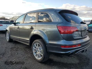 2015 Audi Q7 3.0L TDI Prestige with VIN WA1WMAFE6FD033250, listed as a Copart auction lot 78840474 with 156,852 mi miles and Salvage Title. Bid and sale history available at carsss.com. Image 2.