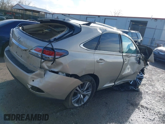 2015 Lexus RX 350 with VIN 2T2BK1BA7FC276605, listed as a IAAI auction lot 41970329 with 98,100 mi miles and . Bid and sale history available at DreamBid. Image 4.