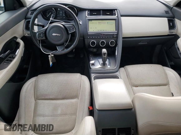 2018 Jaguar E-Pace S with VIN SADFJ2FX5J1Z11559, listed as a Copart auction lot 48221765 with 113,129 mi miles and Salvage Title. Bid and sale history available at DreamBid. Image 8.