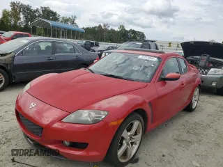 2004 Mazda RX-8 with VIN JM1FE17NX40123930, listed as a Copart auction lot 73157654 with Not Provided miles and Clean Title. Bid and sale history available at carsss.com. Image 1.