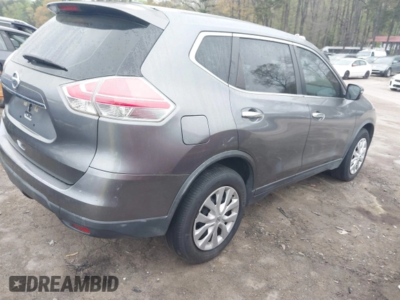 2015 Nissan Rogue SV with VIN KNMAT2MTXFP529743, listed as a IAAI auction lot 41883304 with 135,272 mi miles and . Bid and sale history available at DreamBid. Image 4.