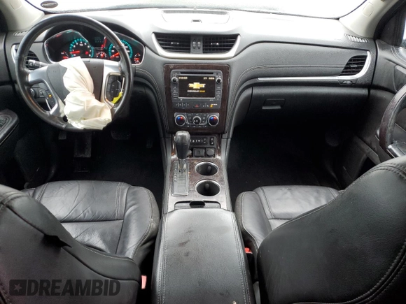 2017 Chevrolet Traverse Premier with VIN 1GNKVJKD4HJ174490, listed as a Copart auction lot 43977115 with 130,144 mi miles and Salvage Title. Bid and sale history available at DreamBid. Image 8.