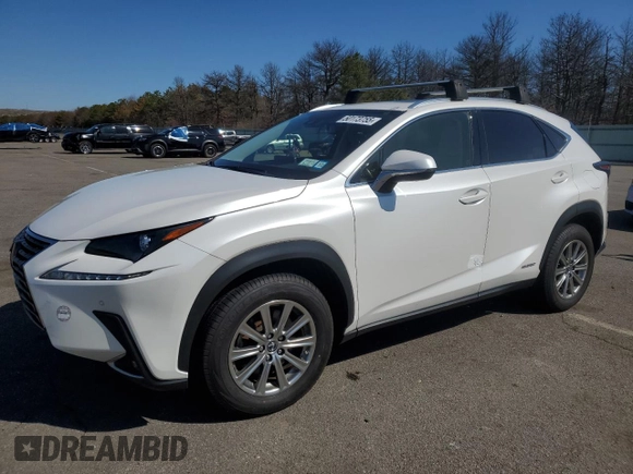 2020 Lexus NX 300h with VIN JTJDJRDZ0L5000239, listed as a Copart auction lot 50173755 with 63,838 mi miles and Salvage title. Bid and sale history available at DreamBid. Image 1.