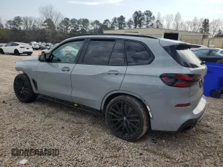 2024 BMW X5 M60i with VIN 5UX33EU08R9V21258, listed as a Copart auction lot 43411295 with 8,755 mi miles and Salvage Title. Bid and sale history available at carsss.com. Image 2.