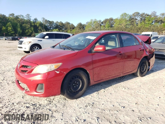 2012 Toyota Corolla L with VIN 2T1BU4EE6CC773154, listed as a Copart auction lot 50983465 with 216,460 mi miles and Salvage Title. Bid and sale history available at carsss.com. Image 1.