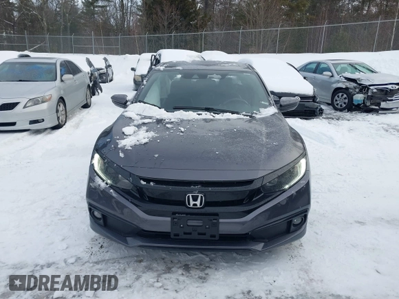 2020 Honda Civic Sedan Sport with VIN 19XFC2F80LE211785, listed as a IAAI auction lot 41557018 with 110,926 mi miles. Bid and sale history available at carsss.com. Image 12.