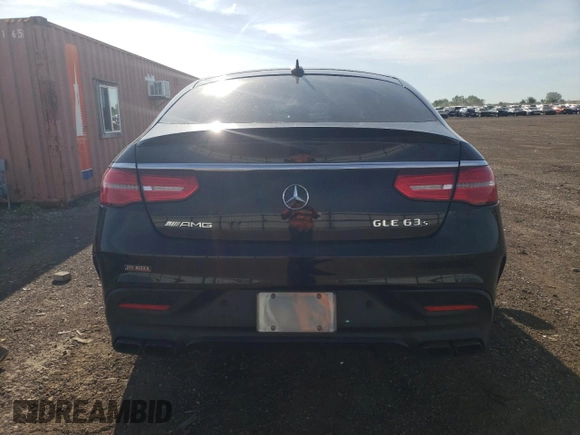 2016 Mercedes-Benz GLE 63 S AMG with VIN 4JGED7FB5GA024273, listed as a Copart auction lot 56300074 with 37,333 mi miles and Salvage title. Bid and sale history available at DreamBid. Image 6.