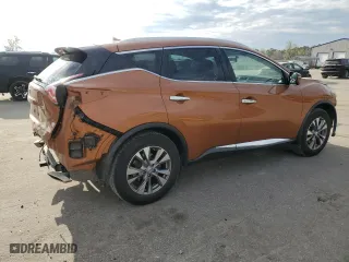 2015 Nissan Murano SV with VIN 5N1AZ2MG9FN212061, listed as a Copart auction lot 51093525 with 91,440 mi miles and Salvage Title. Bid and sale history available at carsss.com. Image 3.