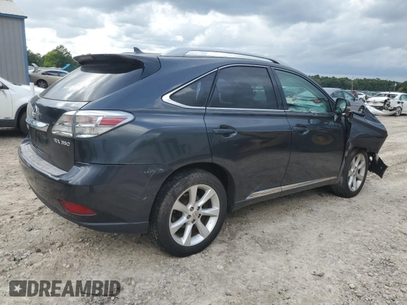 2011 Lexus RX 350 with VIN 2T2ZK1BA7BC048094, listed as a Copart auction lot 60309755 with 184,374 mi miles and Salvage title. Bid and sale history available at DreamBid. Image 3.