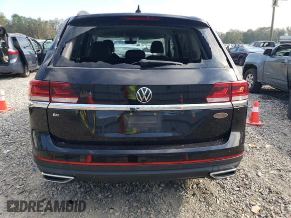 2021 Volkswagen Atlas SE with VIN 1V2DP2CA5MC511512, listed as a Copart auction lot 74639444 with 48,868 mi miles and Salvage title. Bid and sale history available at DreamBid. Image 6.
