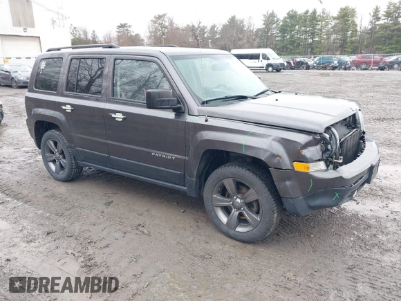 2015 Jeep Patriot High Altitude z VIN 1C4NJRFB8FD177204, wystawiony jako IAAI lot #41972407 z przebiegiem 94 339 mil mil oraz . Historia ofert i sprzedaży dostępna na DreamBid. Obrazek 1.