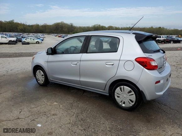 2017 Mitsubishi Mirage ES with VIN ML32A3HJ9HH018713, listed as a Copart auction lot 50985375 with 80,114 mi miles and Salvage Title. Bid and sale history available at carsss.com. Image 2.