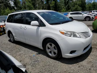 2015 Toyota Sienna LE AAS with VIN 5TDKK3DC1FS660904, listed as a Copart auction lot 61418275 with 132,056 mi miles and Salvage title. Bid and sale history available at DreamBid. Image 4.
