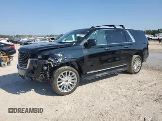 2023 Cadillac Escalade z VIN 1GYS3KKL3PR106736, wystawiony jako Copart lot #77648144 z przebiegiem 47 491 mil mil oraz Nie do naprawy. Historia ofert i sprzedaży dostępna na DreamBid. Obrazek 1.