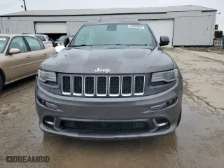 2015 Jeep Grand Cherokee SRT with VIN 1C4RJFDJ8FC752210, listed as a Copart auction lot 45694094 with 76,721 mi miles and Salvage Title. Bid and sale history available at carsss.com. Image 5.