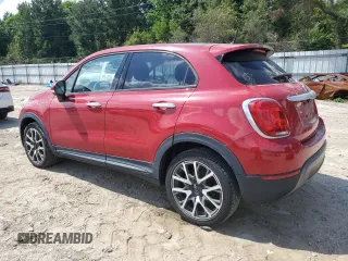 2016 FIAT 500X Trekking Plus with VIN ZFBCFXET7GP388002, listed as a Copart auction lot 59931355 with 116,860 mi miles and Salvage title. Bid and sale history available at DreamBid. Image 2.