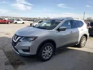 2017 Nissan Rogue SL with VIN JN8AT2MV1HW025564, listed as a Copart auction lot 49303525 with 104,766 mi miles and Salvage Title. Bid and sale history available at carsss.com. Image 1.