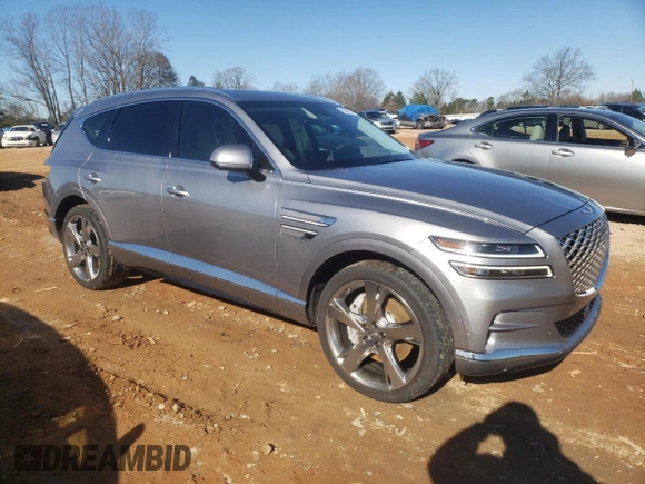 2022 Genesis GV80 z VIN KMUHCESC8NU084418, wystawiony jako Copart lot #86645144 z przebiegiem 34 815 mil mil oraz Szkoda całkowita • Salvage title. Historia ofert i sprzedaży dostępna na DreamBid. Obrazek 4.