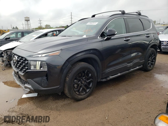 2022 Hyundai Santa Fe XRT with VIN 5NMS6DAJ6NH440494, listed as a Copart auction lot 53982874 with 45,865 mi miles and Salvage Title. Bid and sale history available at carsss.com. Image 1.