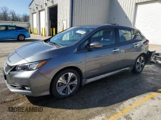 2018 Nissan LEAF S z VIN 1N4AZ1CP5JC309641, wystawiony jako Copart lot #51669905 z przebiegiem 68 355 mil mil oraz Szkoda całkowita • Salvage title. Historia ofert i sprzedaży dostępna na DreamBid. Obrazek 1.