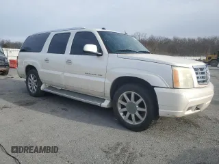 2005 Cadillac Escalade ESV z VIN 3GYFK66NX5G240695, wystawiony jako Copart lot #45814095 z przebiegiem 262 803 mil mil oraz Czysty tytuł • Clean title. Historia ofert i sprzedaży dostępna na DreamBid. Obrazek 4.