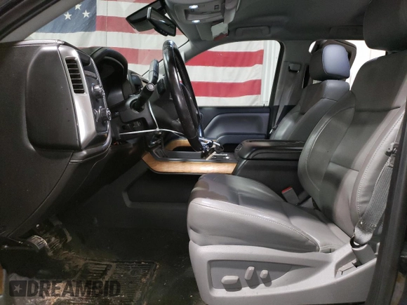 2014 Chevrolet Silverado 1500 LTZ with VIN 1GCVKSEC0EZ377719, listed as a Copart auction lot 52186575 with 62,580 mi miles and Salvage Title. Bid and sale history available at DreamBid. Image 7.