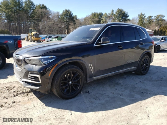 2023 BMW X5 xDrive40i with VIN 5UXCR6C09P9R66983, listed as a Copart auction lot 48721125 with 40,524 mi miles and Salvage Title. Bid and sale history available at carsss.com. Image 1.