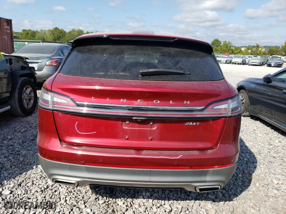2019 Lincoln Nautilus Standard with VIN 2LMPJ6J95KBL57722, listed as a Copart auction lot 66652243 with NaN miles. Bid and sale history available at carsss.com. Image 6.