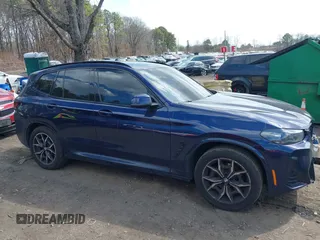 2023 BMW X3 xDrive30i with VIN 5UX53DP0XP9S17246, listed as a IAAI auction lot 41892470 with 19,332 mi miles. Bid and sale history available at carsss.com. Image 13.