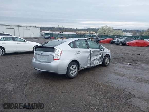 2010 Toyota Prius II with VIN JTDKN3DU8A0150741, listed as a IAAI auction lot 41951981 with 75,474 mi miles. Bid and sale history available at carsss.com. Image 4.