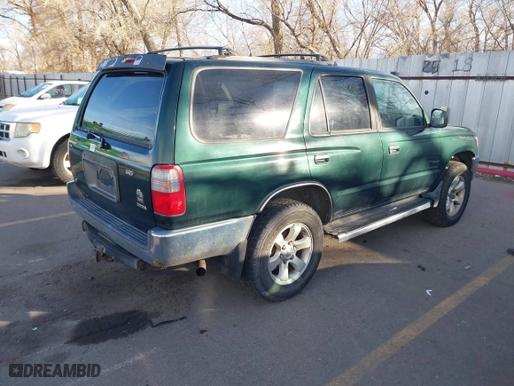 2000 Toyota 4Runner SR5 with VIN JT3HN86R6Y0292729, listed as a IAAI auction lot 41948958 with 222,847 mi miles. Bid and sale history available at carsss.com. Image 4.