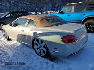 2013 Bentley Continental GT with VIN SCBGR3ZA5DC080940, listed as a Copart auction lot 42397535 with 8,082 mi miles and Salvage Title. Bid and sale history available at DreamBid. Image 2.