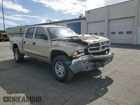 2004 Dodge Dakota SLT with VIN 1D7HG48N24S528242, listed as a Copart auction lot 52423025 with 113,786 mi miles and Salvage title. Bid and sale history available at DreamBid. Image 10.