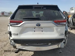 2021 Toyota RAV4 Hybrid XSE with VIN 4T3E6RFV2MU047334, listed as a Copart auction lot 49154605 with 33,588 mi miles and Salvage Title. Bid and sale history available at carsss.com. Image 6.