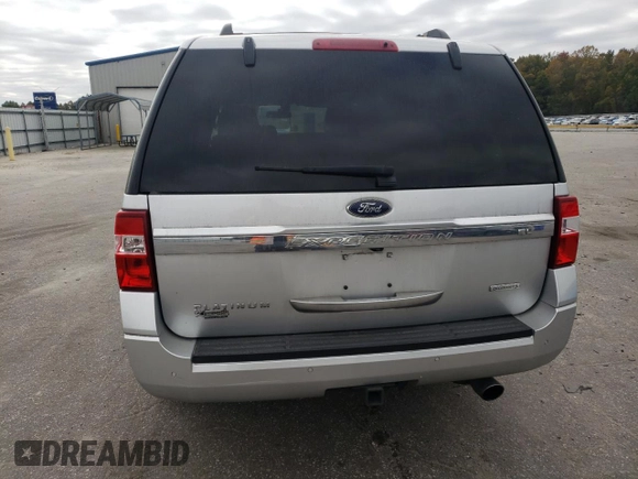 2017 Ford Expedition Max Platinum with VIN 1FMJK1LT9HEA38931, listed as a Copart auction lot 78215574 with 115,322 mi miles and Salvage title. Bid and sale history available at DreamBid. Image 6.