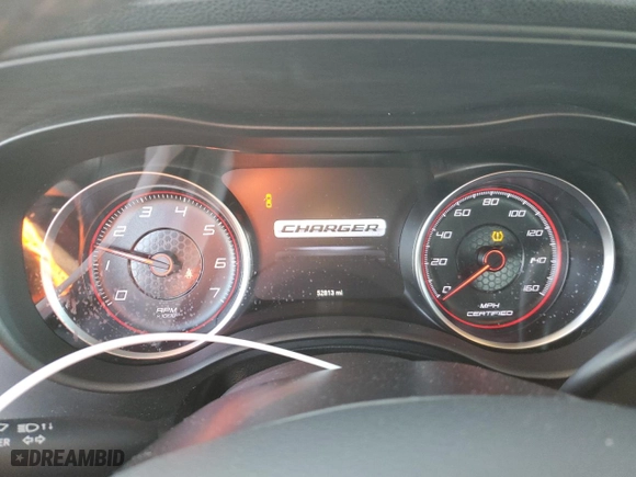 2019 Dodge Charger Police with VIN 2C3CDXKT7KH734963, listed as a Copart auction lot 43090635 with 52,813 mi miles and Salvage Title. Bid and sale history available at carsss.com. Image 9.