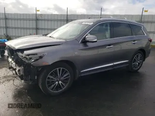 2017 Infiniti QX60 with VIN 5N1DL0MM2HC507316, listed as a Copart auction lot 49079265 with 106,287 mi miles and Salvage Title. Bid and sale history available at carsss.com. Image 1.