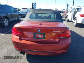 2018 BMW 2 Series 230i with VIN WBA2M7C55JVD51262, listed as a IAAI auction lot 41343333 with 29,537 mi miles. Bid and sale history available at carsss.com. Image 16.