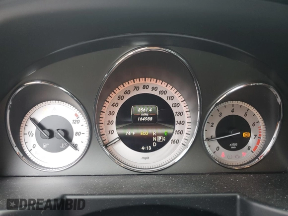 2013 Mercedes-Benz GLK 350 with VIN WDCGG8JB5DF970528, listed as a Copart auction lot 73102114 with 164,988 mi miles and Salvage Title. Bid and sale history available at DreamBid. Image 9.