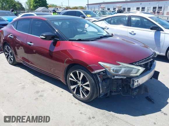 2016 Nissan Maxima SL with VIN 1N4AA6AP2GC408837, listed as a IAAI auction lot 42006849 with 228,119 mi miles and . Bid and sale history available at DreamBid. Image 1.