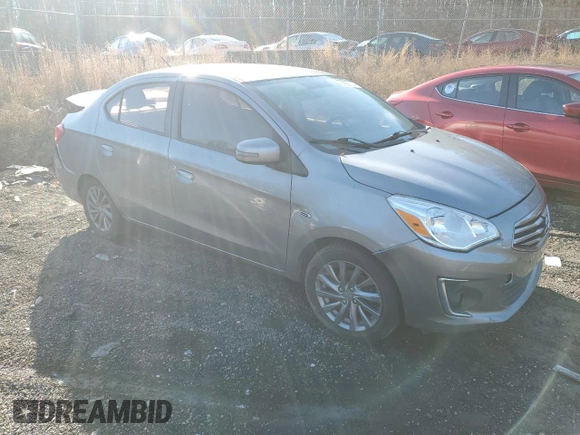 2018 Mitsubishi Mirage G4 SE with VIN ML32F4FJ9JHF10676, listed as a Copart auction lot 83882124 with 80,112 mi miles and Salvage Title. Bid and sale history available at carsss.com. Image 4.