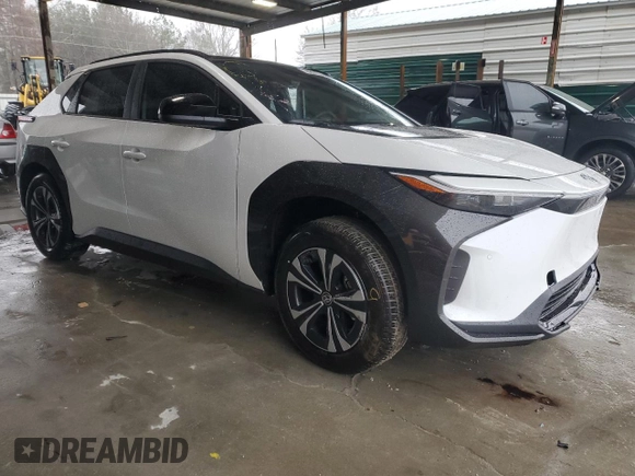 2024 Toyota bZ4X XLE with VIN JTMAAAAAXRA053617, listed as a Copart auction lot 44891775 with 94 mi miles and Salvage Title. Bid and sale history available at DreamBid. Image 4.