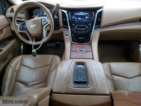 2015 Cadillac Escalade Platinum with VIN 1GYS4PKJ3FR743570, listed as a Copart auction lot 80519184 with 131,932 mi miles and Salvage Title. Bid and sale history available at carsss.com. Image 8.