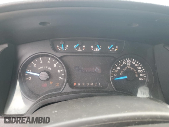 2013 Ford F-150 XL with VIN 1FTFX1EF2DKE90587, listed as a Copart auction lot 54401265 with 217,011 mi miles and Salvage Title. Bid and sale history available at carsss.com. Image 9.