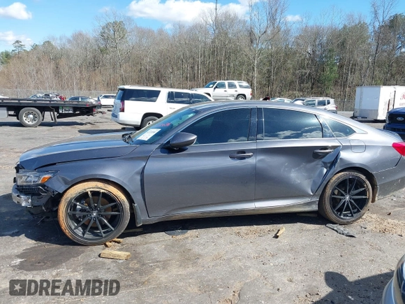 2019 Honda Accord Sedan Sport 1.5T with VIN 1HGCV1F37KA148067, listed as a IAAI auction lot 41724588 with 91,659 mi miles. Bid and sale history available at carsss.com. Image 14.