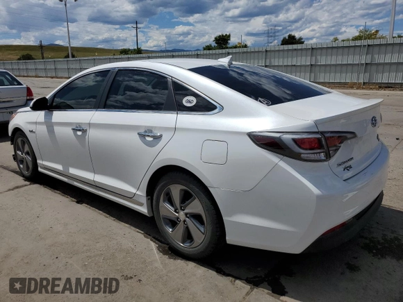 2017 Hyundai Sonata Hybrid Limited with VIN KMHE34L34HA066787, listed as a Copart auction lot 64254933 with 66,271 mi miles. Bid and sale history available at carsss.com. Image 2.
