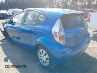 2014 Toyota Prius One with VIN JTDKDTB32E1574929, listed as a IAAI auction lot 39091611 with 128,131 mi miles and . Bid and sale history available at DreamBid. Image 3.