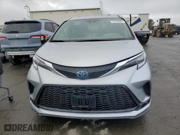 2023 Toyota Sienna XSE 25th Anniversary with VIN 5TDCSKFC5PS085199, listed as a Copart auction lot 44736984 with 20,308 mi miles and . Bid and sale history available at DreamBid. Image 5.