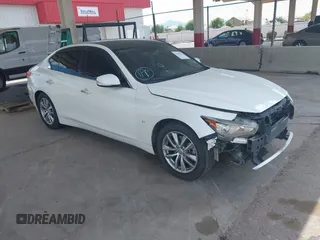 2017 Infiniti Q50 Sport with VIN JN1EV7AP8HM744173, listed as a IAAI auction lot 42782078 with 94,429 mi miles and . Bid and sale history available at DreamBid. Image 1.