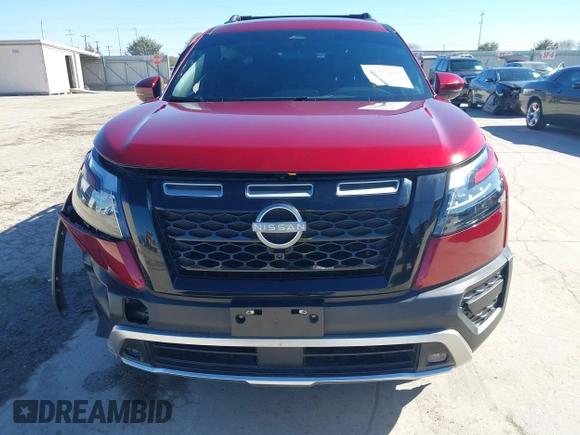 2023 Nissan Pathfinder Rock Creek with VIN 5N1DR3BD1PC263949, listed as a IAAI auction lot 41377932 with 15,878 mi miles and . Bid and sale history available at DreamBid. Image 12.